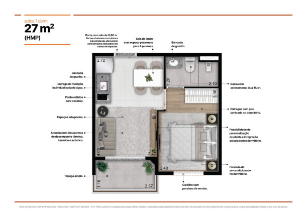 Imagem Apartamento com 2 Quartos à Venda, 40 m² em Perdizes - São Paulo Imagem Apartamento com 2 Quartos à Venda, 40 m² em Perdizes - São Paulo