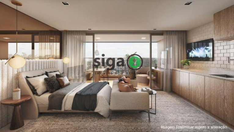 Apartamento com 1 Quarto à Venda, 33 m² em Chácara Santo Antônio (zona Sul) - São Paulo