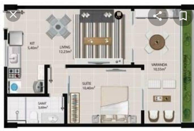 Imagem Apartamento com 1 Quarto à Venda, 48 m² em Armação - Salvador Imagem Apartamento com 1 Quarto à Venda, 48 m² em Armação - Salvador