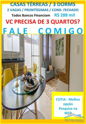 Imagem Casa de Condomínio com 3 Quartos à Venda, 110 m² em Chácara Tropical (caucaia Do Alto) - Cotia