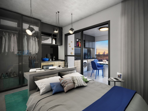 Imóvel com 1 Quarto à Venda, 14 m² em Bom Retiro - São Paulo