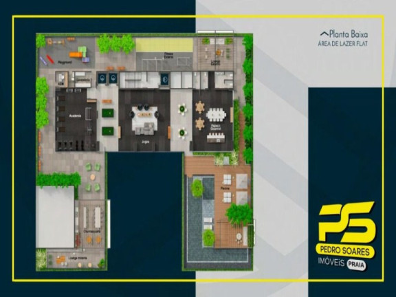 Imagem Imóvel com 1 Quarto à Venda, 68 m² em Manaíra - João Pessoa