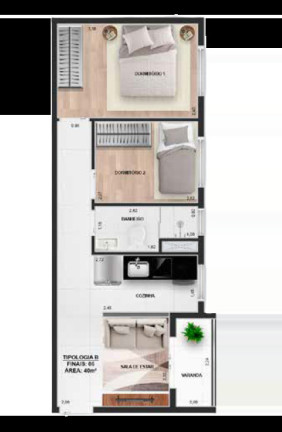 Imagem Apartamento com 1 Quarto à Venda, 66 m² em Vila Matilde - São Paulo