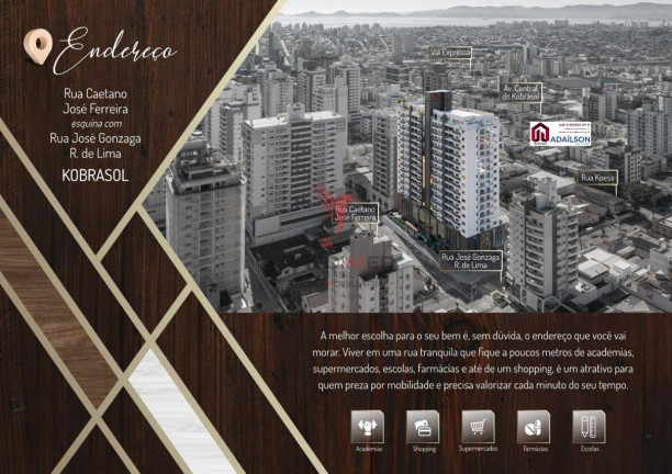 Imagem Apartamento com 2 Quartos à Venda, 7.405 m² em Kobrasol - São José Imagem Apartamento com 2 Quartos à Venda, 7.405 m² em Kobrasol - São José