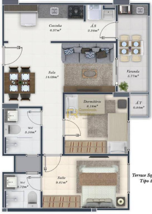 Imagem Apartamento com 2 Quartos à Venda, 63 m² em Vila Tupi - Praia Grande Imagem Apartamento com 2 Quartos à Venda, 63 m² em Vila Tupi - Praia Grande