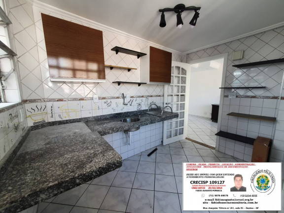 Imagem Apartamento com 1 Quarto para Alugar, 82 m² em Gonzaga - Santos