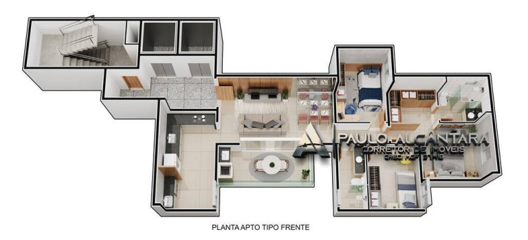Imagem Apartamento com 3 Quartos à Venda, 110 m² em Horto - Ipatinga Imagem Apartamento com 3 Quartos à Venda, 110 m² em Horto - Ipatinga