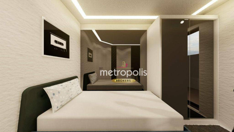 Imagem Apartamento com 2 Quartos à Venda, 45 m² em Campestre - Santo André