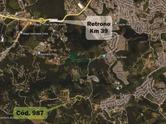 Imagem Terreno à Venda, 18 m² em Taboleiro Verde - Cotia Imagem Terreno à Venda, 18 m² em Taboleiro Verde - Cotia