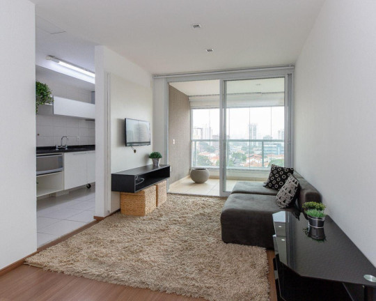 Imagem Imóvel com 1 Quarto à Venda, 44 m² em Brooklin Paulista - São Paulo
