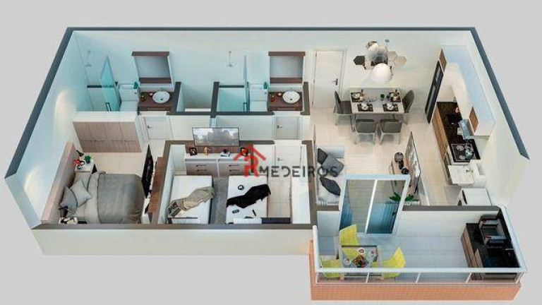 Imagem Apartamento com 2 Quartos à Venda, 59 m² em Boqueirão - Praia Grande Imagem Apartamento com 2 Quartos à Venda, 59 m² em Boqueirão - Praia Grande
