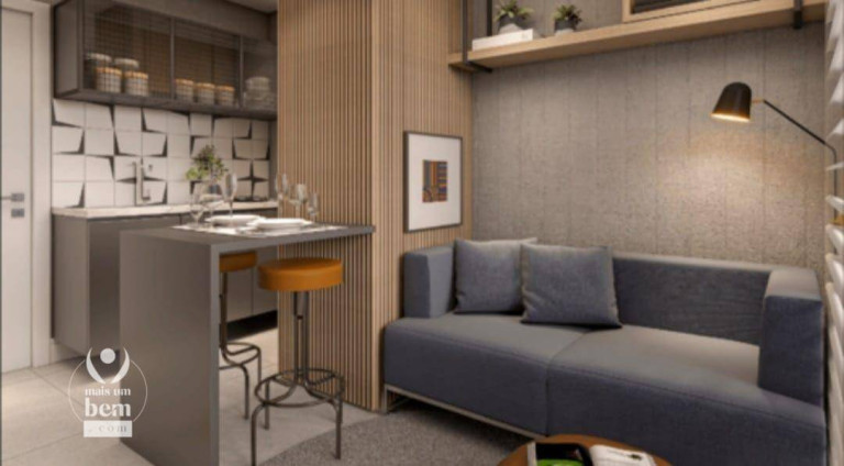 Apartamento com 1 Quarto à Venda, 24 m² em Centro - Curitiba