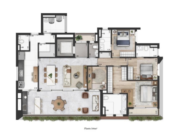 Imagem Apartamento com 2 Quartos à Venda, 127 m² em Pinheiros - São Paulo