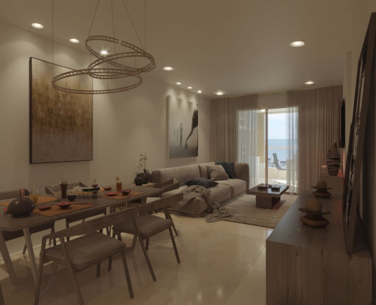 Apartamento com 2 Quartos à Venda, 81 m² em Ocian - Praia Grande