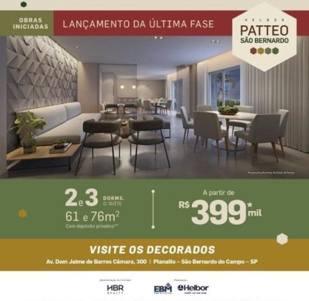 Imagem Imóvel com 2 Quartos à Venda, 54 m² em Planalto - São Bernardo Do Campo