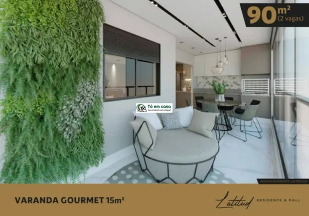 Imagem Imóvel com 2 Quartos à Venda, 90 m² em Condomínio Residencial Colinas Do Paratehy - São José Dos Campos