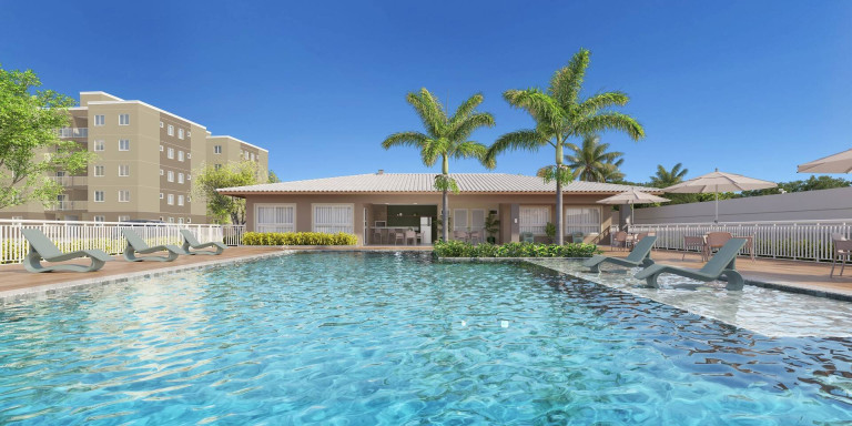 Apartamento com 2 Quartos à Venda, 43 m² em Papagaio - Feira De Santana