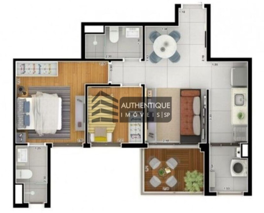 Imagem Apartamento com 2 Quartos à Venda, 56 m² em Cambuci - São Paulo Imagem Apartamento com 2 Quartos à Venda, 56 m² em Cambuci - São Paulo