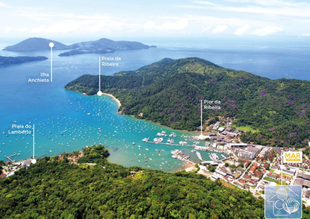 Imagem Apartamento com 1 Quarto à Venda, 45 m² em Saco Da Ribeira - Ubatuba