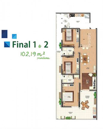 Imagem Apartamento com 3 Quartos à Venda, 128 m² em Caiçara - Praia Grande Imagem Apartamento com 3 Quartos à Venda, 128 m² em Caiçara - Praia Grande