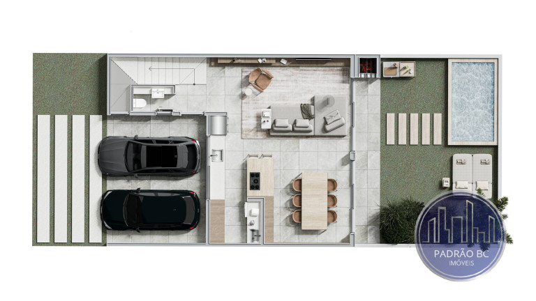 Imagem Casa com 3 Quartos à Venda, 211 m² em Bacacheri - Curitiba Imagem Casa com 3 Quartos à Venda, 211 m² em Bacacheri - Curitiba
