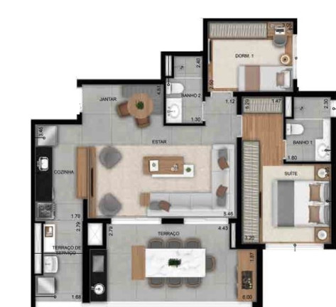 Imagem Apartamento com 3 Quartos à Venda, 120 m² em Butantã - São Paulo
