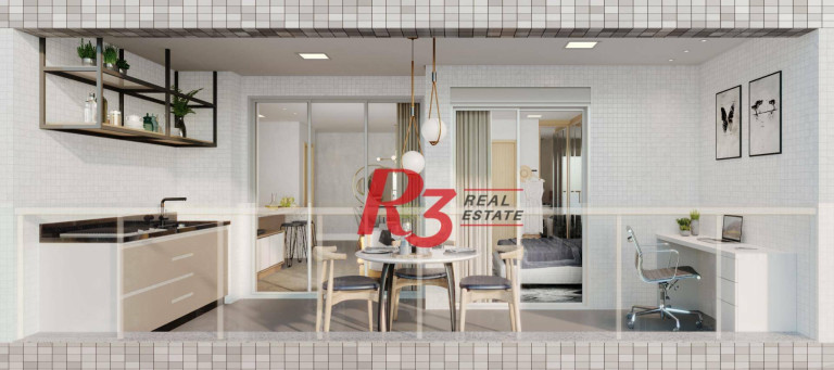 Imagem Apartamento com 2 Quartos à Venda, 65 m² em Vila Rica - Santos Imagem Apartamento com 2 Quartos à Venda, 65 m² em Vila Rica - Santos