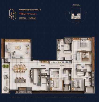 Imagem Apartamento com 4 Quartos à Venda, 196 m² em Getúlio Vargas - Torres Imagem Apartamento com 4 Quartos à Venda, 196 m² em Getúlio Vargas - Torres