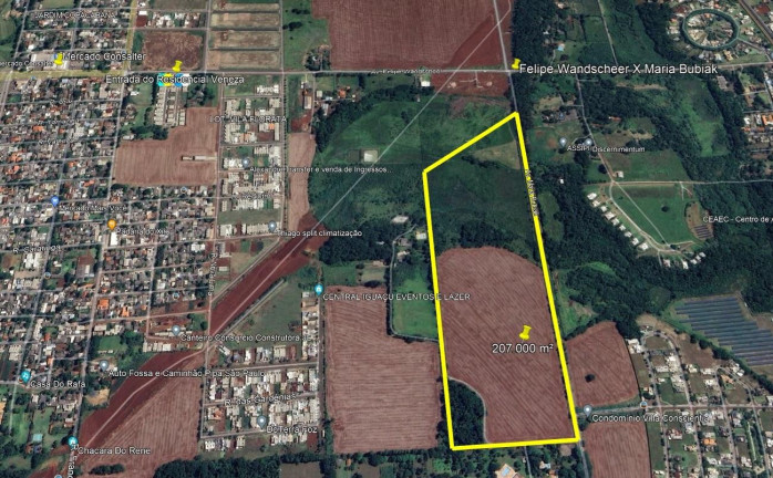 Terreno à Venda, 207.000 m² em Chácara Dom Emílio - Foz Do Iguaçu