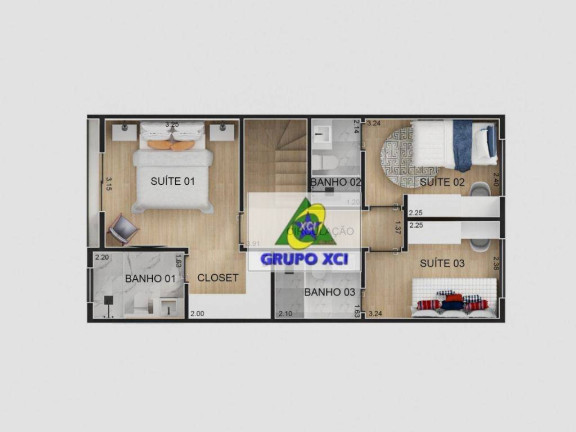 Imagem Casa com 3 Quartos à Venda, 105 m² em Chácara Primavera - Campinas Imagem Casa com 3 Quartos à Venda, 105 m² em Chácara Primavera - Campinas