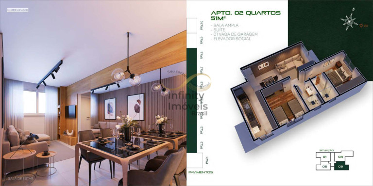 Imagem Apartamento com 3 Quartos à Venda, 67 m² em Miramar (barreiro) - Belo Horizonte Imagem Apartamento com 3 Quartos à Venda, 67 m² em Miramar (barreiro) - Belo Horizonte