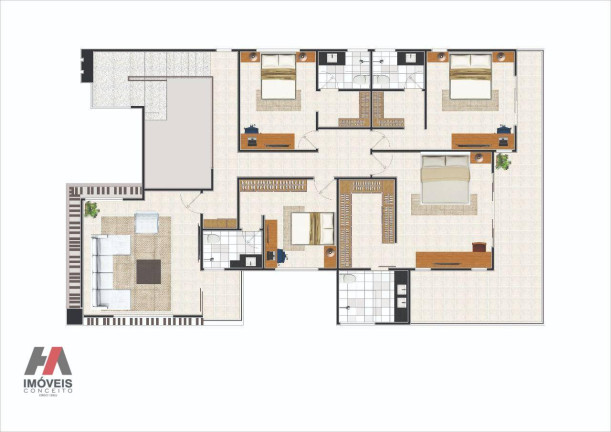 Imagem Casa com 4 Quartos à Venda, 350 m² em Cidade Alpha - Eusébio