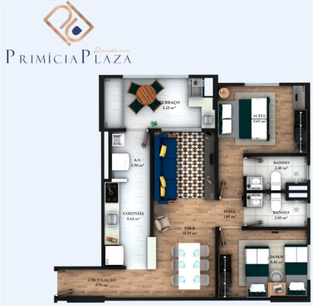 Imagem Apartamento com 2 Quartos à Venda, 65 m² em Guilhermina - Praia Grande