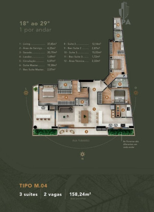 Imagem Apartamento com 3 Quartos à Venda, 126 m² em Fazenda - Itajaí