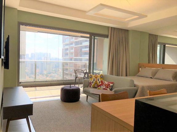 Imagem Apartamento com 1 Quarto à Venda, 43 m² em Brooklin Paulista - São Paulo Imagem Apartamento com 1 Quarto à Venda, 43 m² em Brooklin Paulista - São Paulo