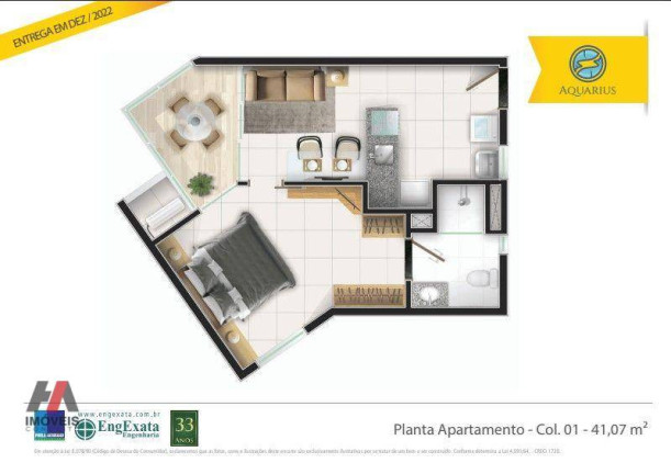 Imagem Apartamento com 1 Quarto à Venda, 38 m² em Praia De Iracema - Fortaleza Imagem Apartamento com 1 Quarto à Venda, 38 m² em Praia De Iracema - Fortaleza
