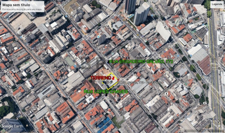 Imagem Terreno à Venda ou Locação, 623 m² em Barra Funda - São Paulo