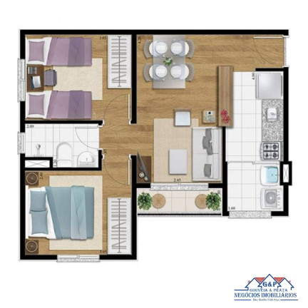 Imagem Apartamento com 2 Quartos à Venda, em Jardim Marilu - Carapicuíba Imagem Apartamento com 2 Quartos à Venda, em Jardim Marilu - Carapicuíba