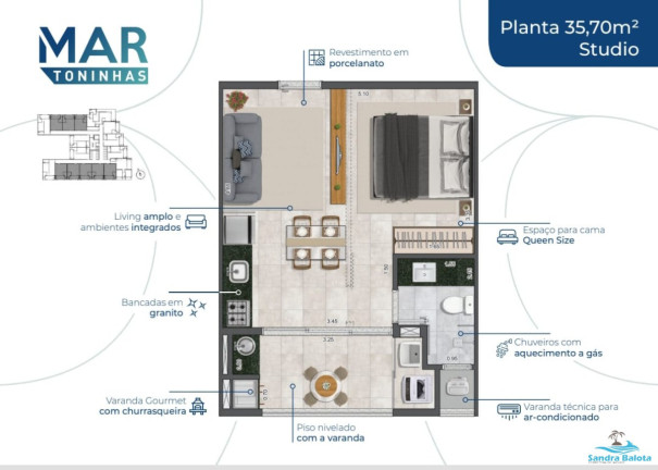 Imagem Apartamento com 1 Quarto à Venda, 35 m² em Toninhas - Ubatuba Imagem Apartamento com 1 Quarto à Venda, 35 m² em Toninhas - Ubatuba