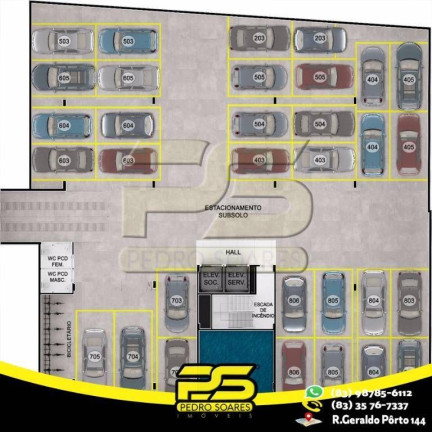 Imagem Apartamento com 2 Quartos à Venda, 59 m² em Cabo Branco - João Pessoa Imagem Apartamento com 2 Quartos à Venda, 59 m² em Cabo Branco - João Pessoa