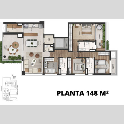 Imagem Imóvel com 4 Quartos à Venda, 149 m² em Moema - São Paulo