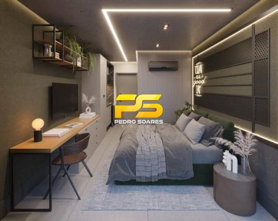 Imagem Apartamento com 1 Quarto à Venda, 20 m² em Cabo Branco - João Pessoa