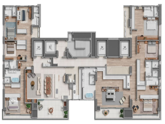 Imagem Apartamento com 4 Quartos à Venda, 171 m² em Centro - Balneário Camboriú Imagem Apartamento com 4 Quartos à Venda, 171 m² em Centro - Balneário Camboriú