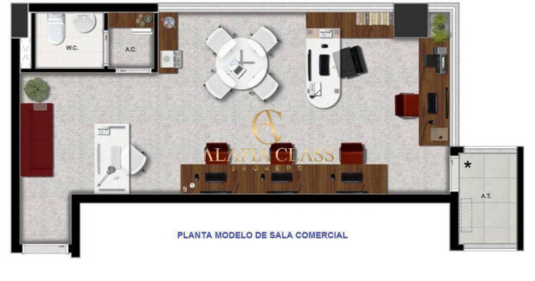 Imagem Sala Comercial à Venda, 39 m² em Tamboré - Santana De Parnaíba Imagem Sala Comercial à Venda, 39 m² em Tamboré - Santana De Parnaíba