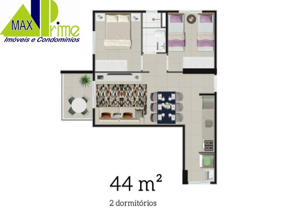 Imagem Apartamento com 2 Quartos à Venda, 35 m² em Vila Carrão - São Paulo