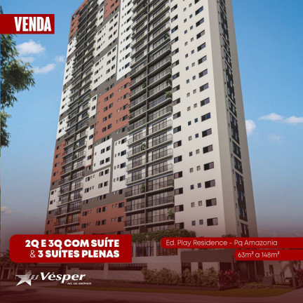 Apartamento com 2 Quartos à Venda, 63 m² em Parque Amazônia - Goiânia