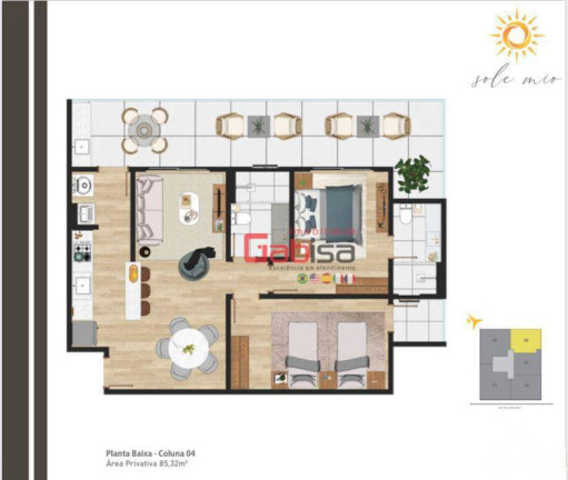 Imagem Apartamento com 3 Quartos à Venda, 112 m² em Centro - Cabo Frio Imagem Apartamento com 3 Quartos à Venda, 112 m² em Centro - Cabo Frio