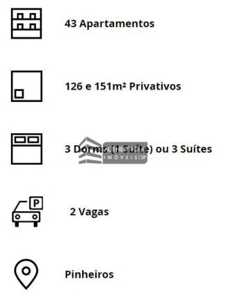 Imagem Apartamento com 3 Quartos à Venda, 126 m² em Pinheiros - São Paulo Imagem Apartamento com 3 Quartos à Venda, 126 m² em Pinheiros - São Paulo