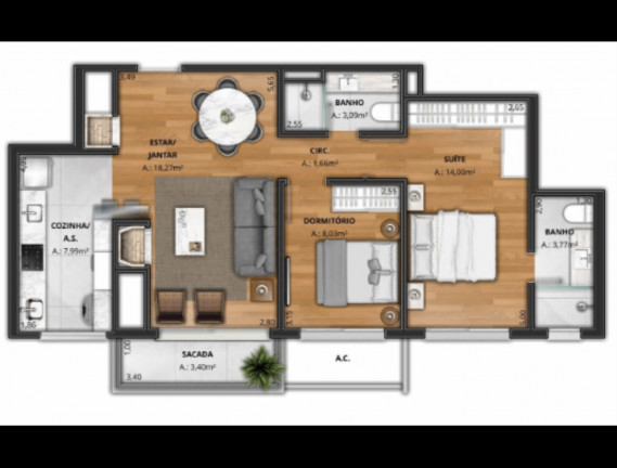 Imagem Imóvel com 2 Quartos à Venda, 76 m² em Moinhos De Vento - Porto Alegre