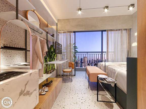 Imagem Imóvel com 1 Quarto à Venda, 38 m² em Santo Amaro - São Paulo